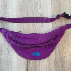 The North Face vintage purple fanny pack waist bag adjustable womens
